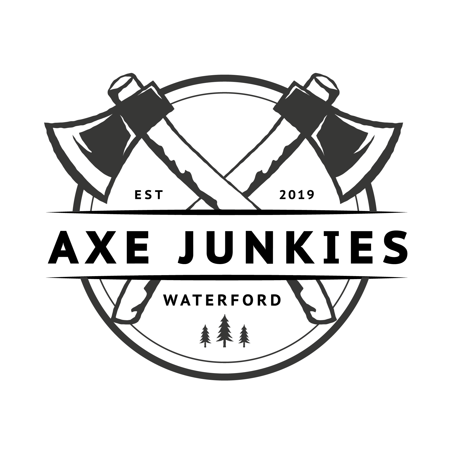 AXE JUNKIES Waterford Logo - Urban Axe Throwing